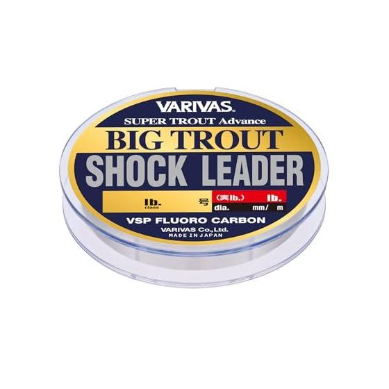 Used New VARIVAS Shock Leader Super Trout Advanced Big Trout VSP Fluorocarbon 30m No. 2.5 10lb Natural