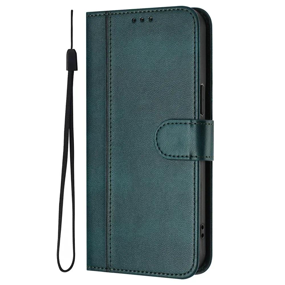 Retro Leather Phone Wallet Case For Moto G13 G22 G23 G32 G41 G42 G51 G52 G53 G62 G64 G71 G71S G73 G82 G84 E14 E15 G Stylus Cover