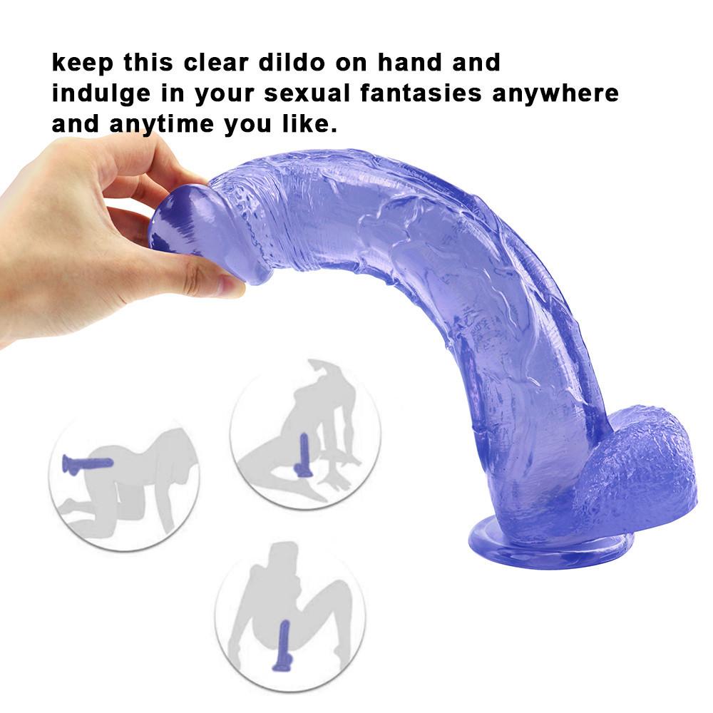 Blue Huge Realistic Dildo Penis with Suction Cup for Women Masturbation Anal Sex Toy for Adults Realistic Dildo Adult Shop