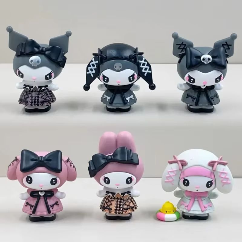 4cm Mini Kulomi Blind Box Cartoon Character Action Figures Dolls Surprise Bag Cute Model Collection Trendy Toy Christmas Gifts