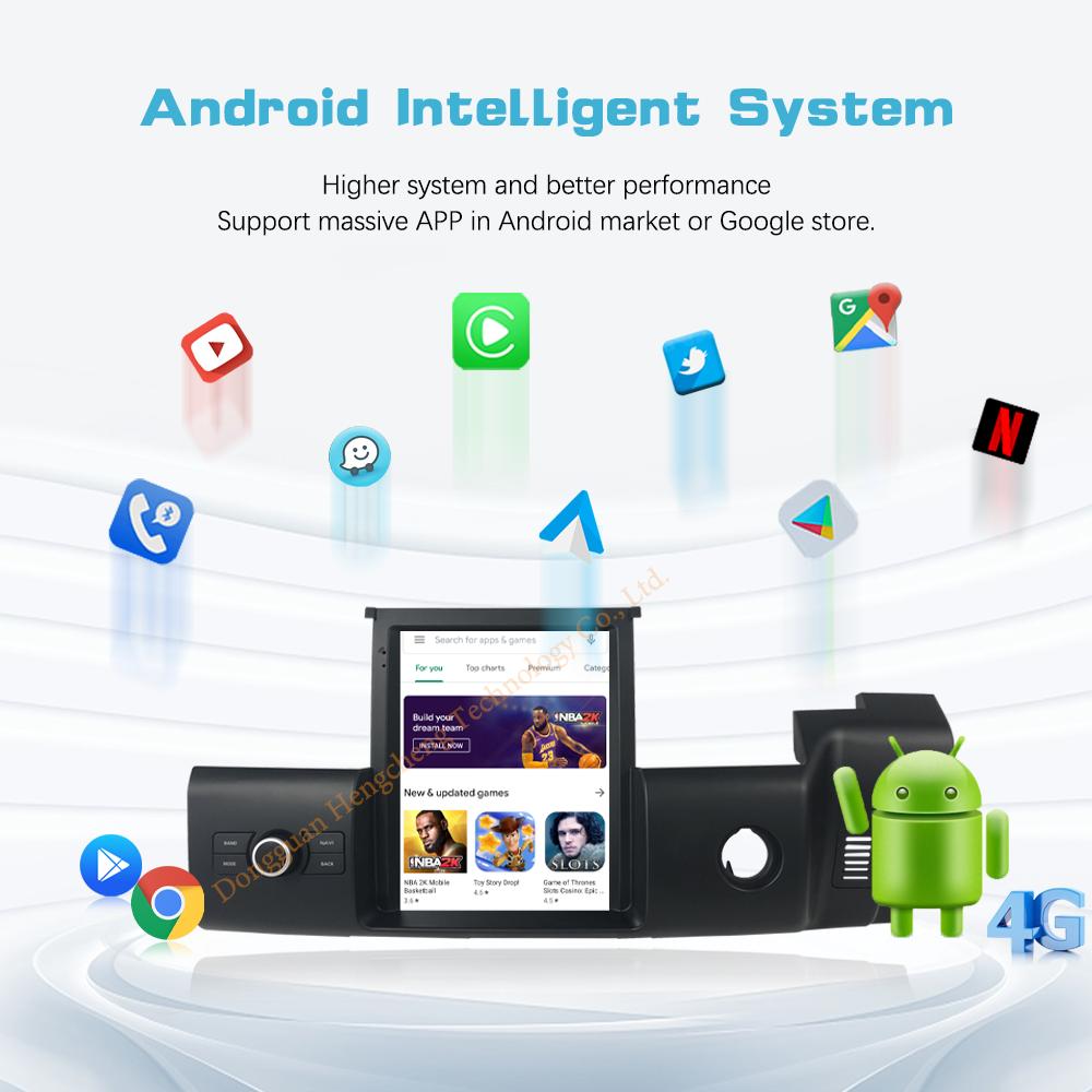 10.4Inch For Land Rover Range Rover Sport L320 2010-2013 Right Rudder GPS Navigation Android12 CarPlay 4G Car Multimedia Player