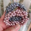 Imitation Pearl Hair Accessories Women Hair Scrunchies Girls Elastic Hair Bands Hair Ties Elegant Hair Gum Party Gift