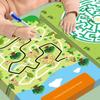 15/32 Sheets Reusable Maze Cards for Kids 3 Beginner Level Kids Activity Busy Amazing Mazes Books with Pens Chidren Puzzles Fine