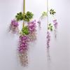 Artificial Wisteria Vine Flower String Violet Flowers For Event Decoration
