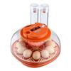 12 Egg Incubator, Automatic Egg Turner with LED Candler, Temperature & Humidity Control, 360° View Clear Window, Poultry Eggs Incubator for Home Farm,