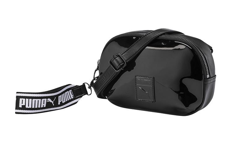PUMA Artificial Leather Shoulder Bag, Crossbody Bag Regular Women s Black 076602-01
