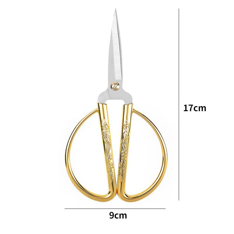 Abay Stainless Steel Dragon Phoenix Ceremony Scissors
