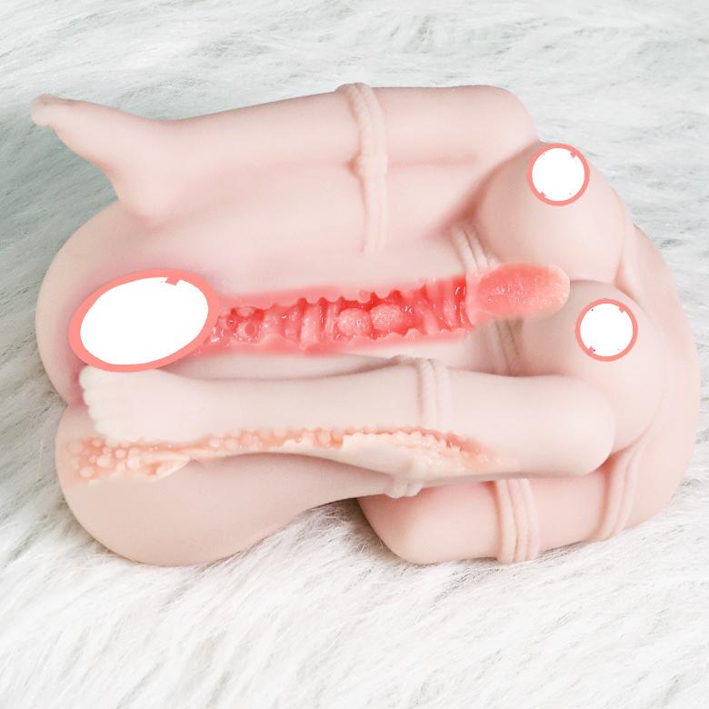 Handmade Simulation Full Body Soft Realistic Vagina+anus SM Binding Sex Doll Male Masturbator Adult Toy for Men