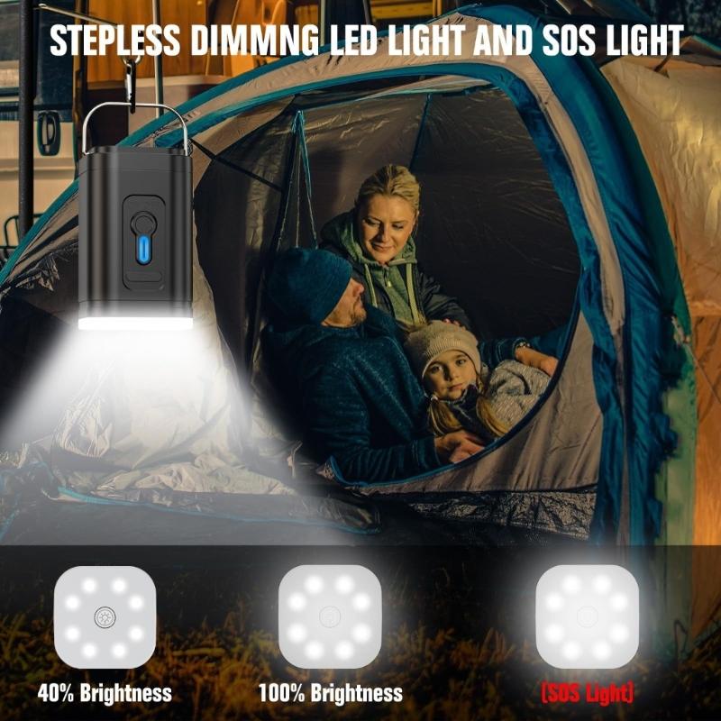 Compact USB Powered Air Pumps With 5 Nozzles Builtin LED Light Suitable For Inflatable Bed Pool Toy Airbeds Camping Gear