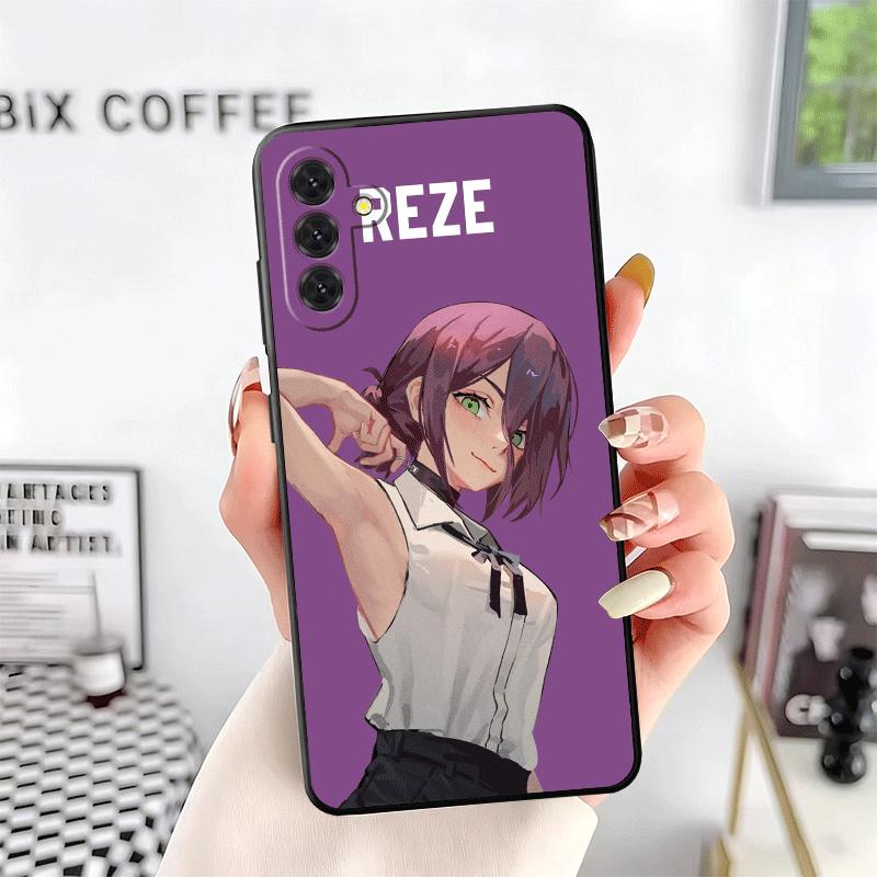 Anime Character R-Reze CSM Soft Phone Case for Samsung A17 A37 A57 A16 A26 A36 A56 A15 A25 A35 A55 A14 A24 A34 A54 A13 A23 A33 A