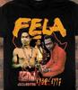 Fela Kuti schwarzes Collage T-Shirt kurzärmelig Alle Größen S bis 345XL XZ558 vintage Gewaschen Designerbekleidung homme Lässige Streetwear