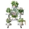 Movable Iron Multi-Tier Flower Pot Stand
