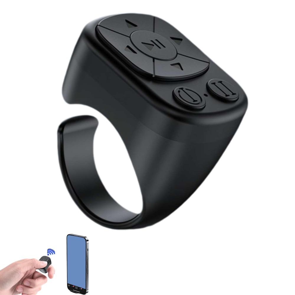 Wireless Connection Ring Remote Control Bluetooth-compatible Page Turner  Video Recording