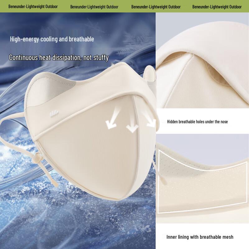 Beneunder Women's Full Face Sun Protection Mask