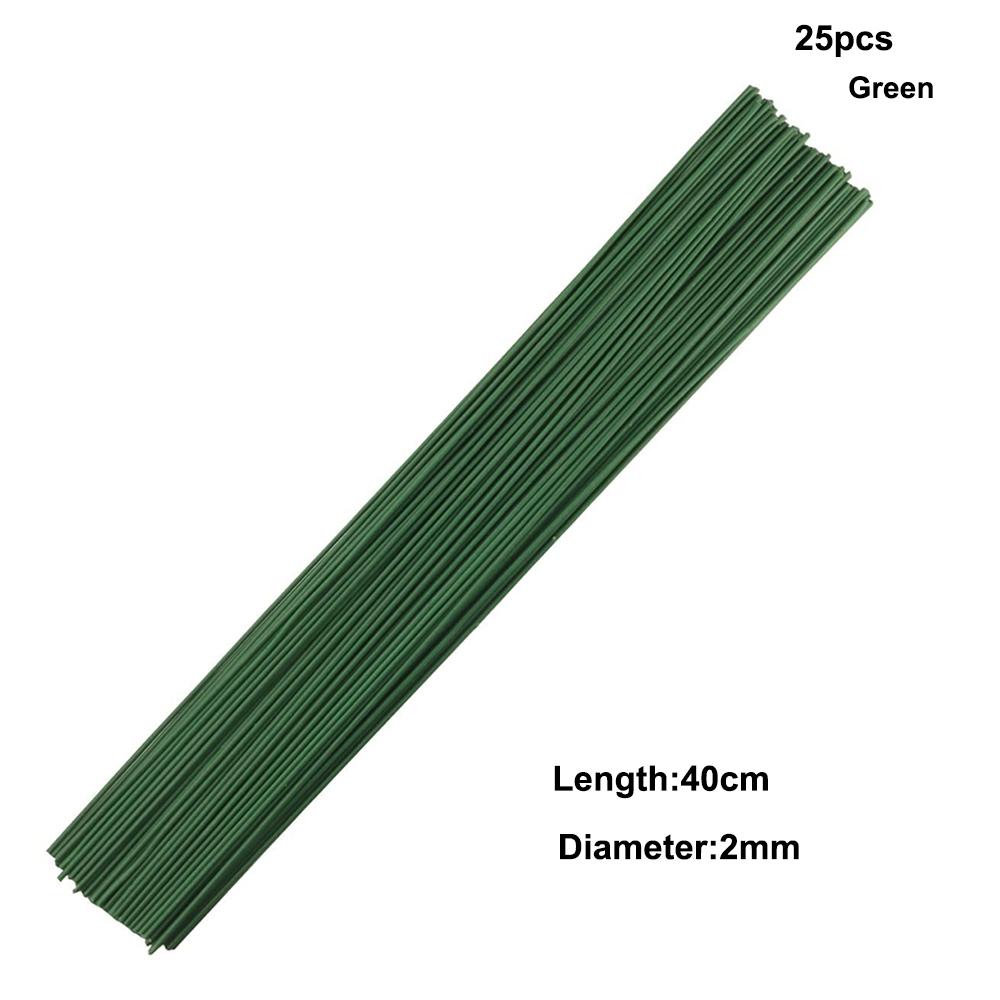 30 Yard 12MM páska s květinovým stonkem Živůtek Knoflíková dírka Umělá květinová tyčinka Květinářství Zelené pásky Nylonové květinové potřeby