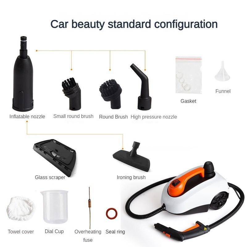 1800W High-Temperature Fumigation Machine Multifunctional Steam Cleaner Household Formaldehyde Treatment Steam Sterilization Equipment Car beauty configuration
