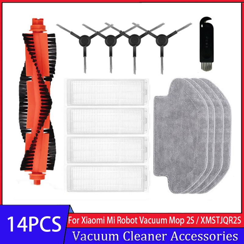 Main Side Brush Hepa Filter Mop Rag For Xiaomi Mi Robot Vacuum Mop 2S / Mop P / Mop Pro / XMSTJQR2S / STYTJ02YM Replacement Part