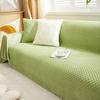 Neue einfarbige Sofabezüge, Handtuch, weicher Plüsch, Couchbezug für Wohnzimmer, Erkerfensterpolster, L-förmiges Sofa-Dekor