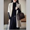 2025 Fall/Winter 100% Wool Batwing Sleeve Women's Knit Cardigan Sweater Shawl Coat