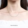 925 Sterling Silver Chopin Necklace Chain for Women & Men - Simple Clavicle Design
