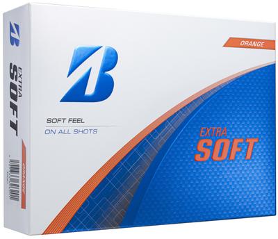 BRIDGESTONE EXTRA SOFT 2025 Golf Pack of X5OXJ Balls, Orange, 12,