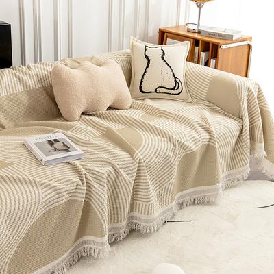 Sofa Knitted Blanket Nordic Simple Solid Color Cotton Thread Sofa Protective Cover Bedspread Leisure Tapestry Picnic Blanket