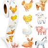 500Pcs Dinosaurs Bees Marine Animals Sticker Roll for Kids Reward Encourage Sticker Sealing Labels Kids Cartoon DIY Decals Toys