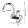 3000W Electric Tap Stainless Steel Water Heater Faucet With Shower Head 3S Fast Heating Instant Hot Water for Kitchen Bathroom