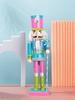 Colorful Candy Style Wooden Nutcracker Ornament
