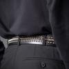 [Artemis Classic] Double Cylinder Studded Belt Ac-acbt0011 Rock Men's Casual Large Size Gentleman's Belt