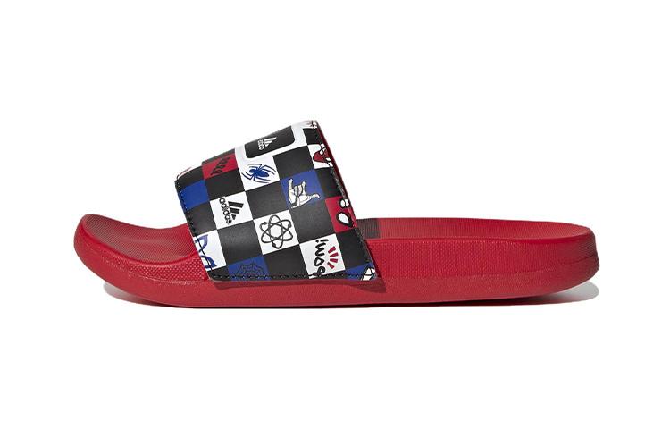 

Children Aged 3 7 Years Old Disney x Adidas Adilette Comfort Comfortable Kids Home Slippers Red HP7758 29