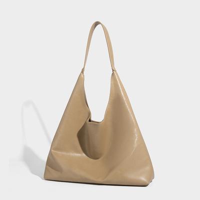 Simple Fashion Handbag for Women New Stylish Versatile Solid Color Single Shoulder Bag High-end Large Capacity Tote Bag