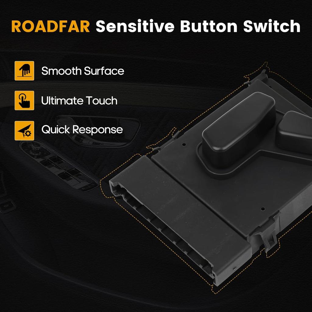 ROADFAR Right Power Seat Switch Fits for Chrysler for Dodge for Jeep for Ram 56049432AD 56049432AE 68041019AA