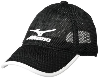 Air Mesh Summer Heat Free Size Cap, Breathable, Protection, C2JWA156, Men's, Black/White, (56-60cm)