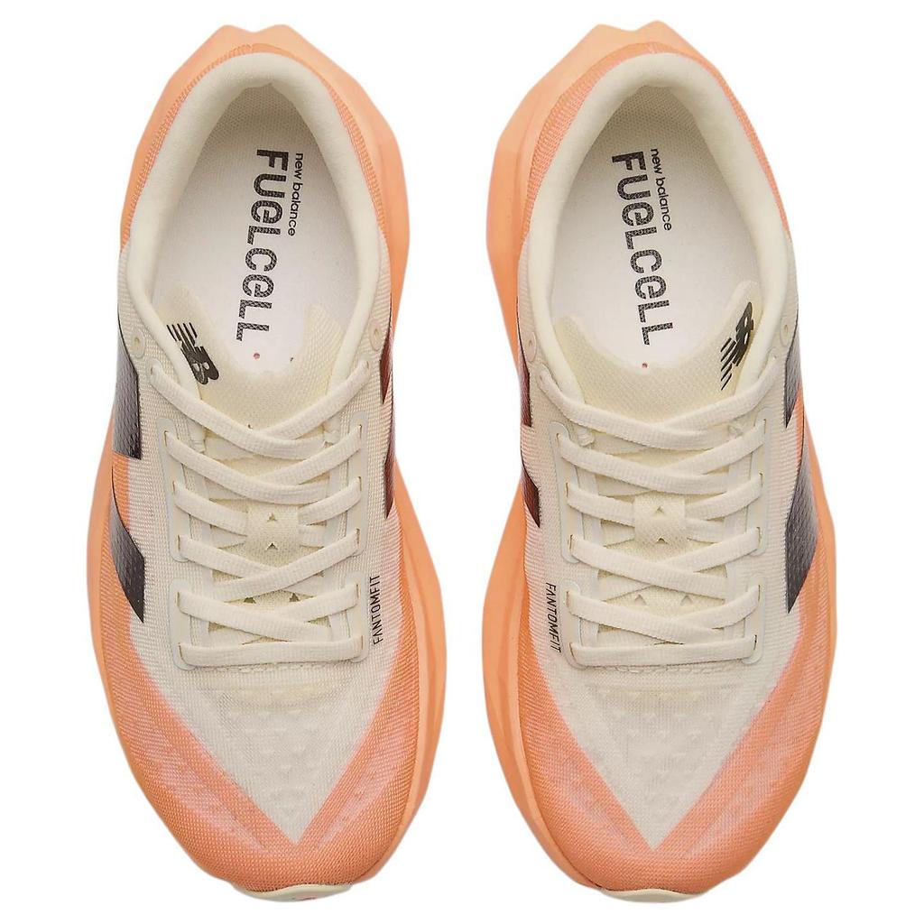 New Balance FuelCell Rebel v4 Sıcak Mango/Angora/Siyah Kadın Koşu Ayakkabısı WFCXCC4