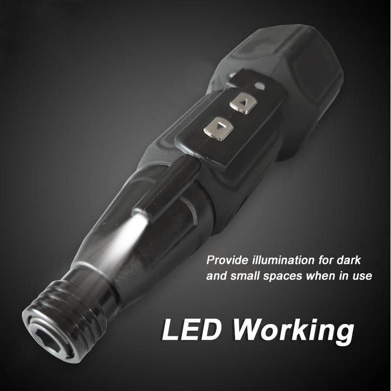 Maizhe Wiederaufladbarer Elektrischer&Manueller Duo-Schraubendreher 3,6V Kabelloses Mini-Elektrowerkzeug Mit LED-Licht Für Heimwerker und Haushalt