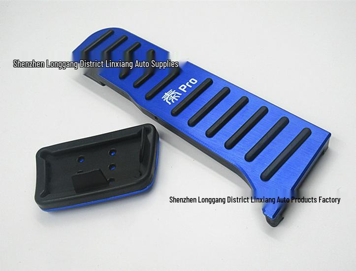Compatible with: BYD Qin Pro Auto Transmission Aluminum Anti-Slip Pedal Set