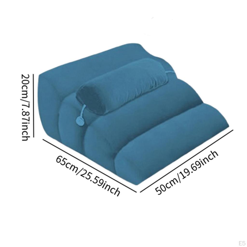 Face Down Pillow Comfort Bed Wedge, Back Support Sleeping Pillow, Headboard Wedge for Reading