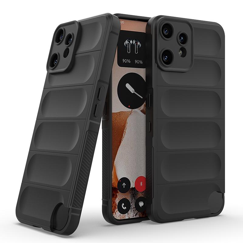 Shockproof Soft Skin Phone Armor Case  For Nothing Phone 3 Pro 2a 3a 2  CMF Phone 1 Liquid Silicon AirBag Protective Coque Funda