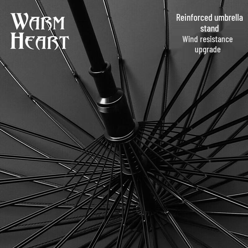 MAYDU 24-Rib Automatic Windproof Straight Umbrella