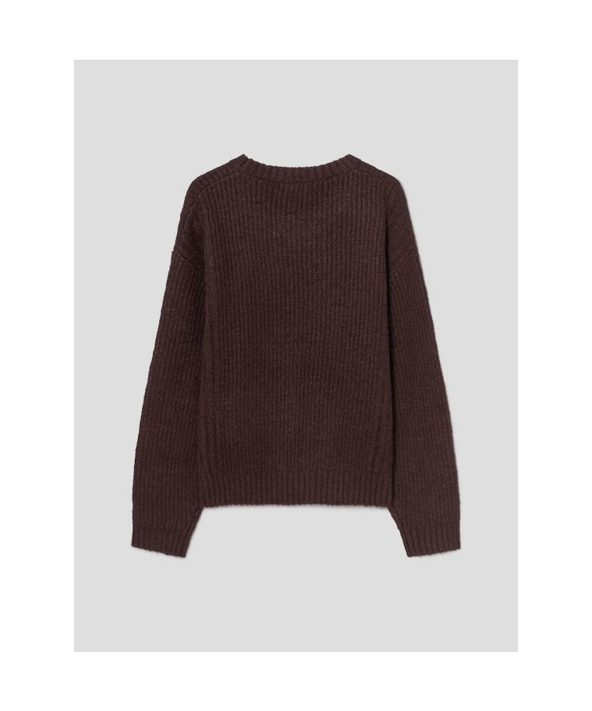 8 Seconds Tissue Transformation Round Pullover Brown