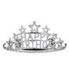 Party crown five-pointed star letter hair crown HAPPY BIRTHDAY birthday crown cake decoration