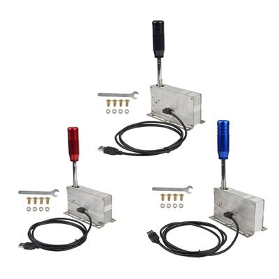 Aluminum Alloy Sequential Shifter PC Racing Game Plug and Play Gear Shifter Controller for Most Steering Wheel