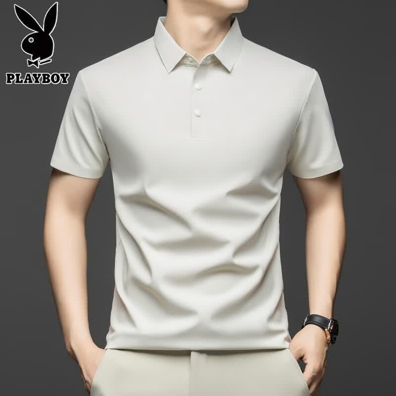 PLAYBOY Men s Ice Silk Polo Shirt XXL
