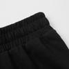 Adidas Solid Color Casual Comfortable Loose Breathable Knitted Sports Pants Women Bottoms Black JN7431