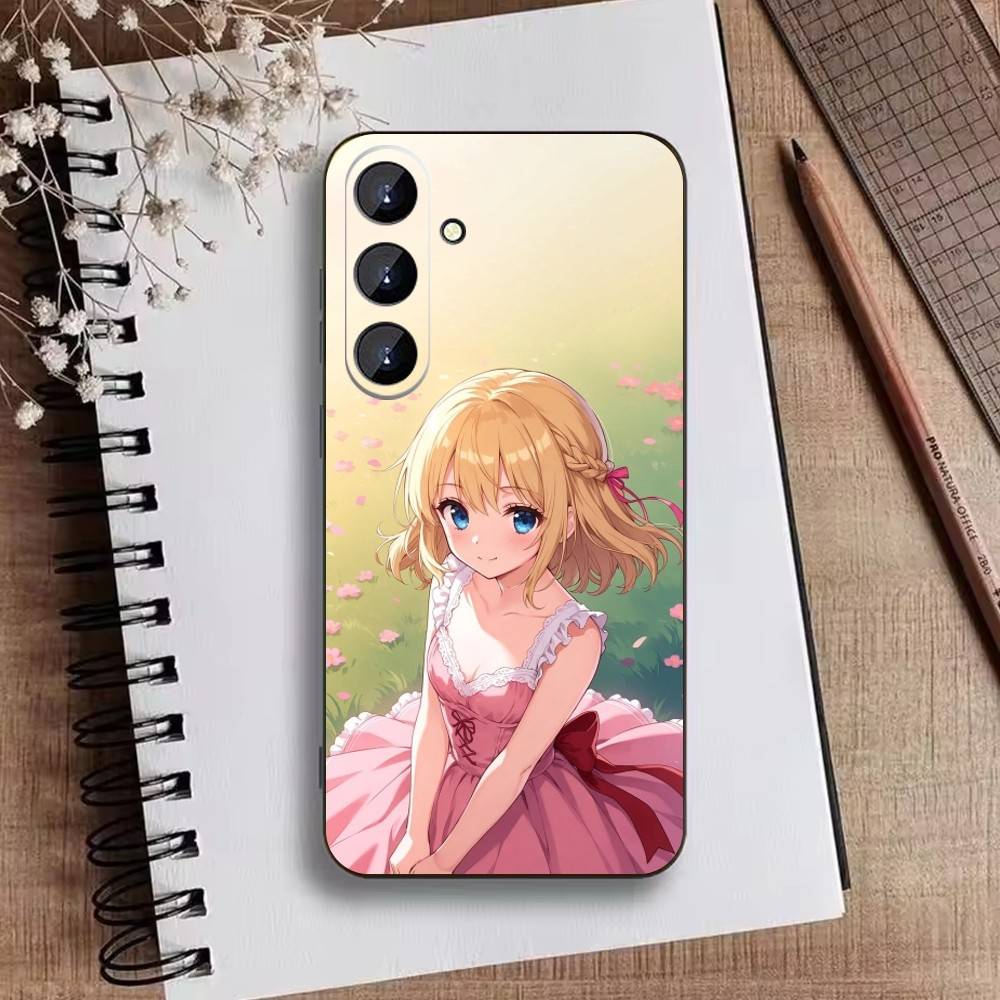Anime Athanasia Phone Case For Samsung Galaxy A73,A21s,A22,A31,A52,A53,A71,A41Soft Black Shell