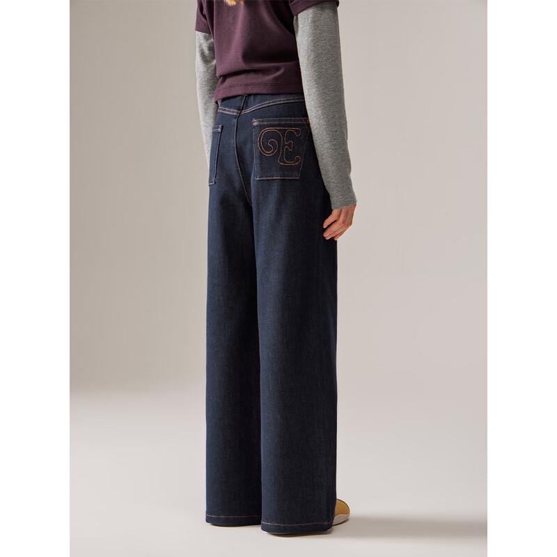 ELLE KIDS Girls' Retro Flared Denim Jeans