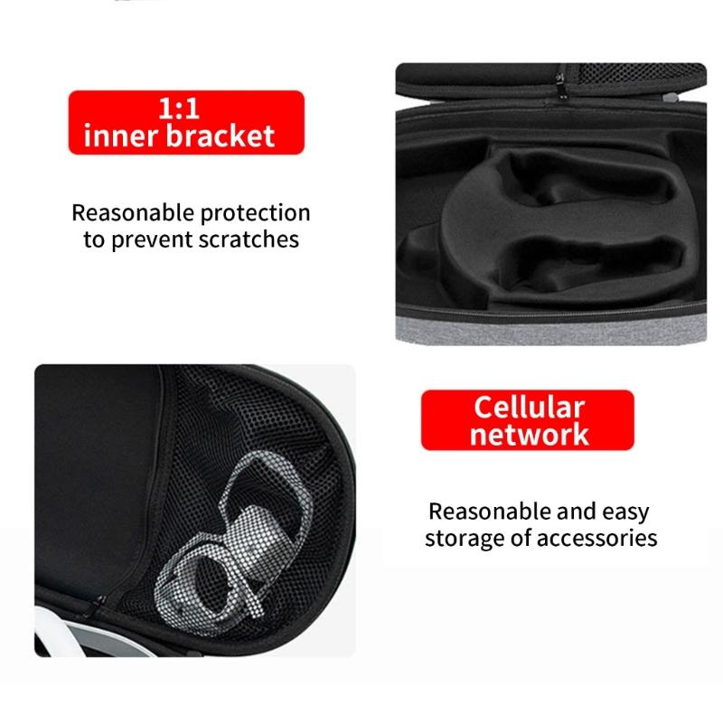 Durability EVA Travel Storage Bag for Pico4 VR Glasses and Controllers Components Bag Cover Prevent Scratches