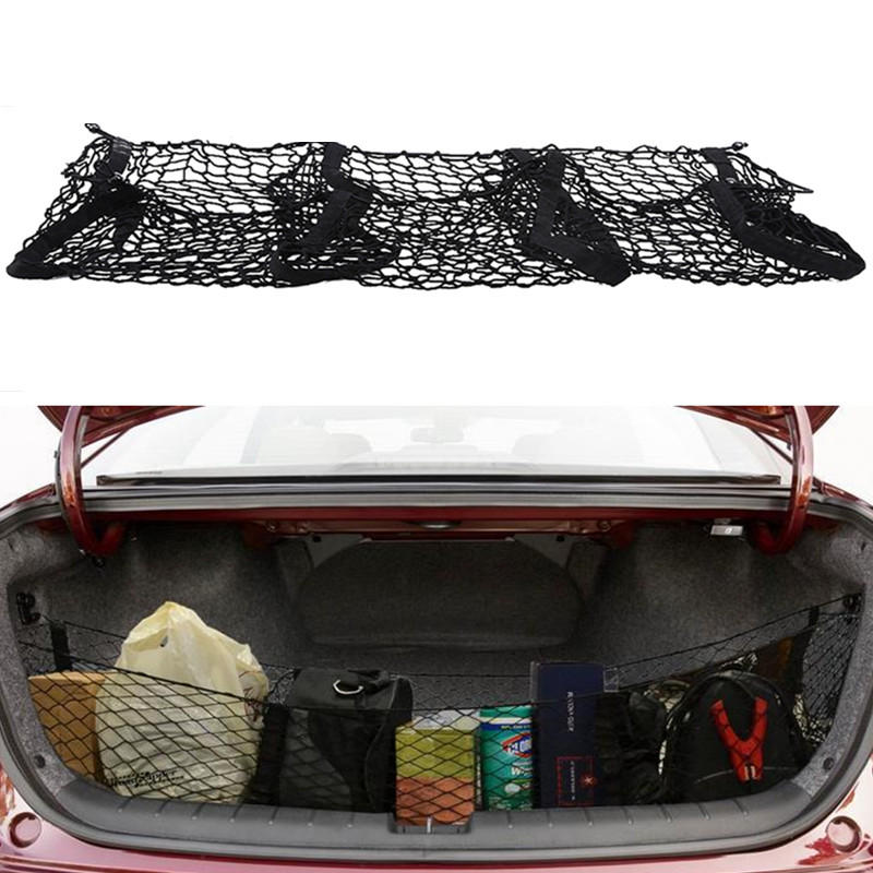 Car Trunk Net Bag Three Grid Luggage Net Three-Dimensional Three-Dimensional Net Pocket