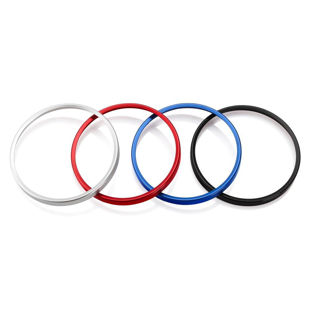 Golf Jett MK5 MK6 Passat B6 B7 CC Touran Tiguan Headlight Switch Trim Ring Durable Aluminum, Colorful Decorative Trim for Car Interior, Car Accessory